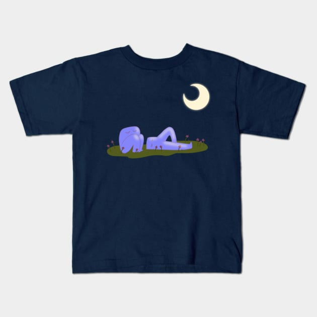 Fresno Nightcrawlers Kids T-Shirt by TurboErin